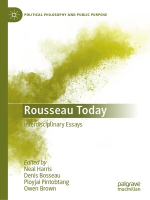 cover image of Rousseau Today
